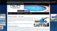 Desktop Screenshot of nefi.cz